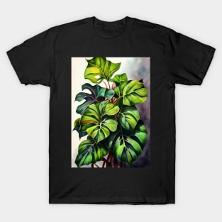 Philodendron plant art T-Shirt